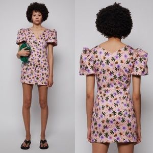 LHD Pedra Bonita Puff Sleeve Mini Dress